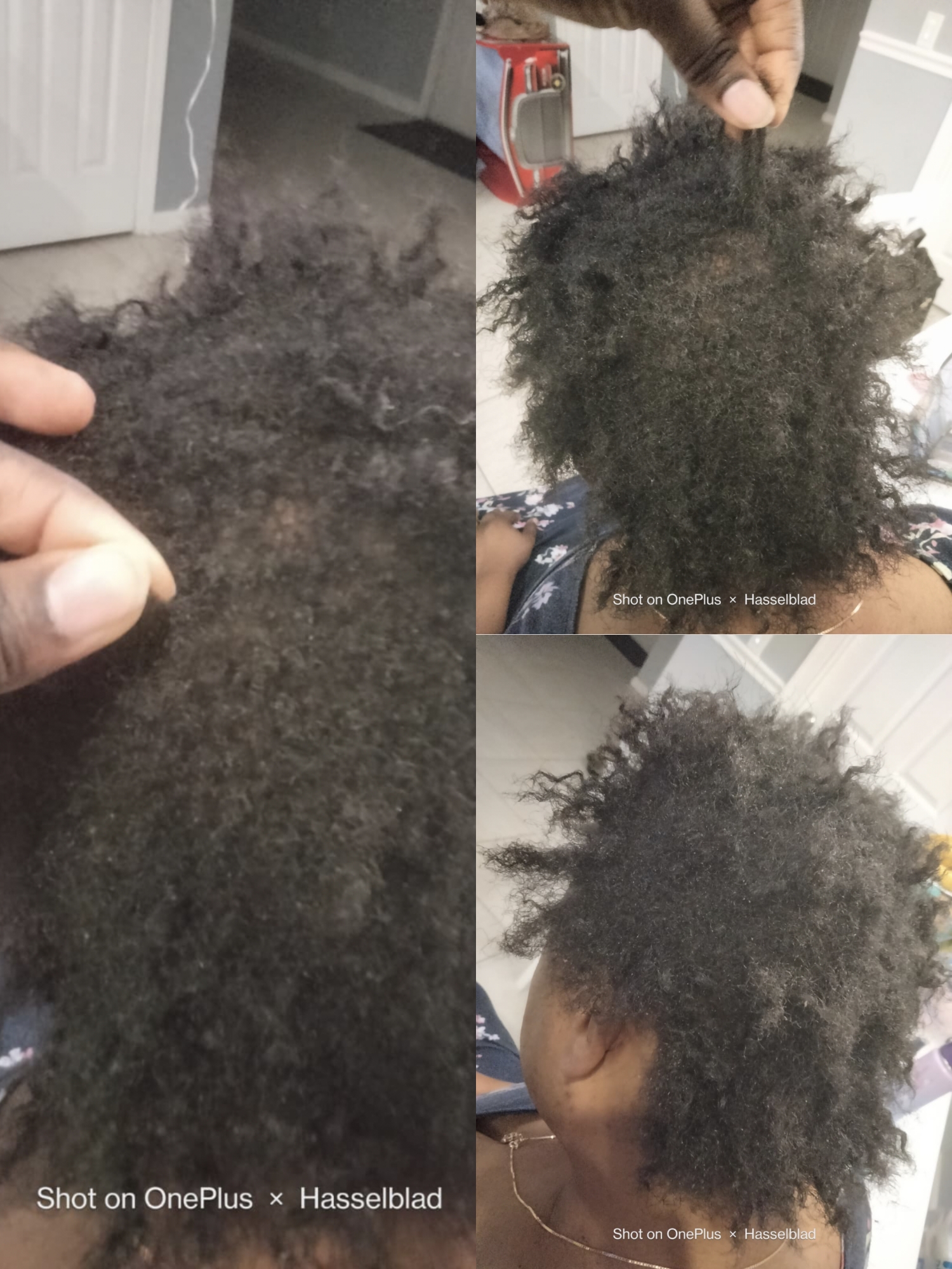 Before hair transformation